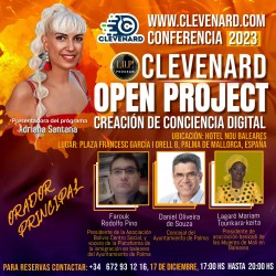 Invitación a Clevenard Open Project "Conferencia", creación de conciencia digital.