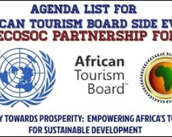 Agenda list for African Tourism Board Side Event