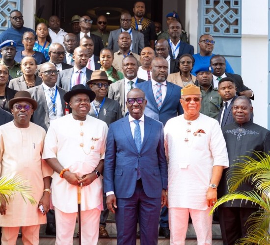 Obaseki hosts BRACED Commission, emerges new chairman, charts course for cooperation in rail, ports devt, agric, security, others