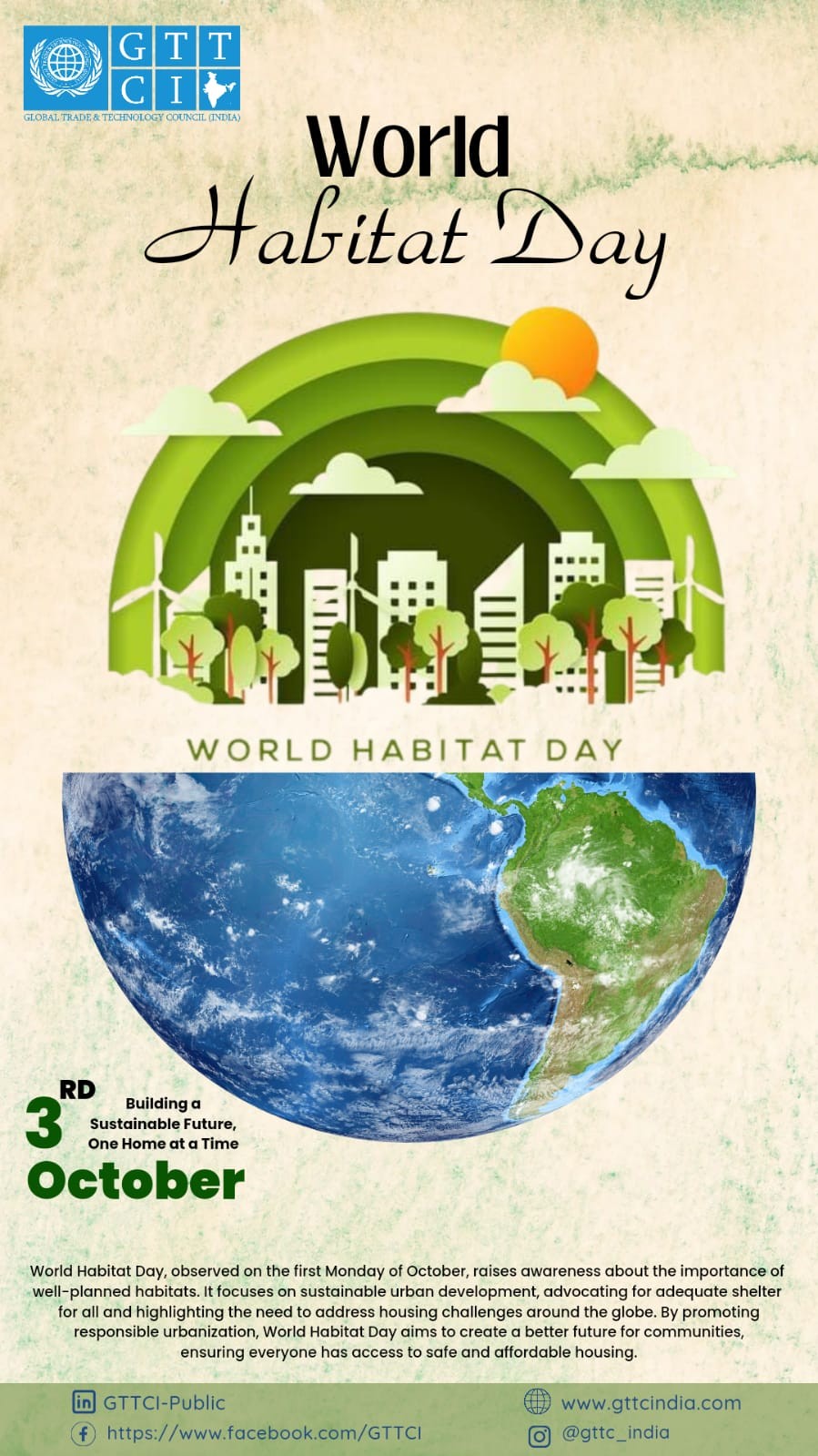 World Habitat Day worth the recognition it deserves says Alain St.Ange of WTN