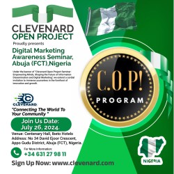 Clevenard Open Project proudly presents a day digital awareness seminar in Abuja (FCT), Nigeria