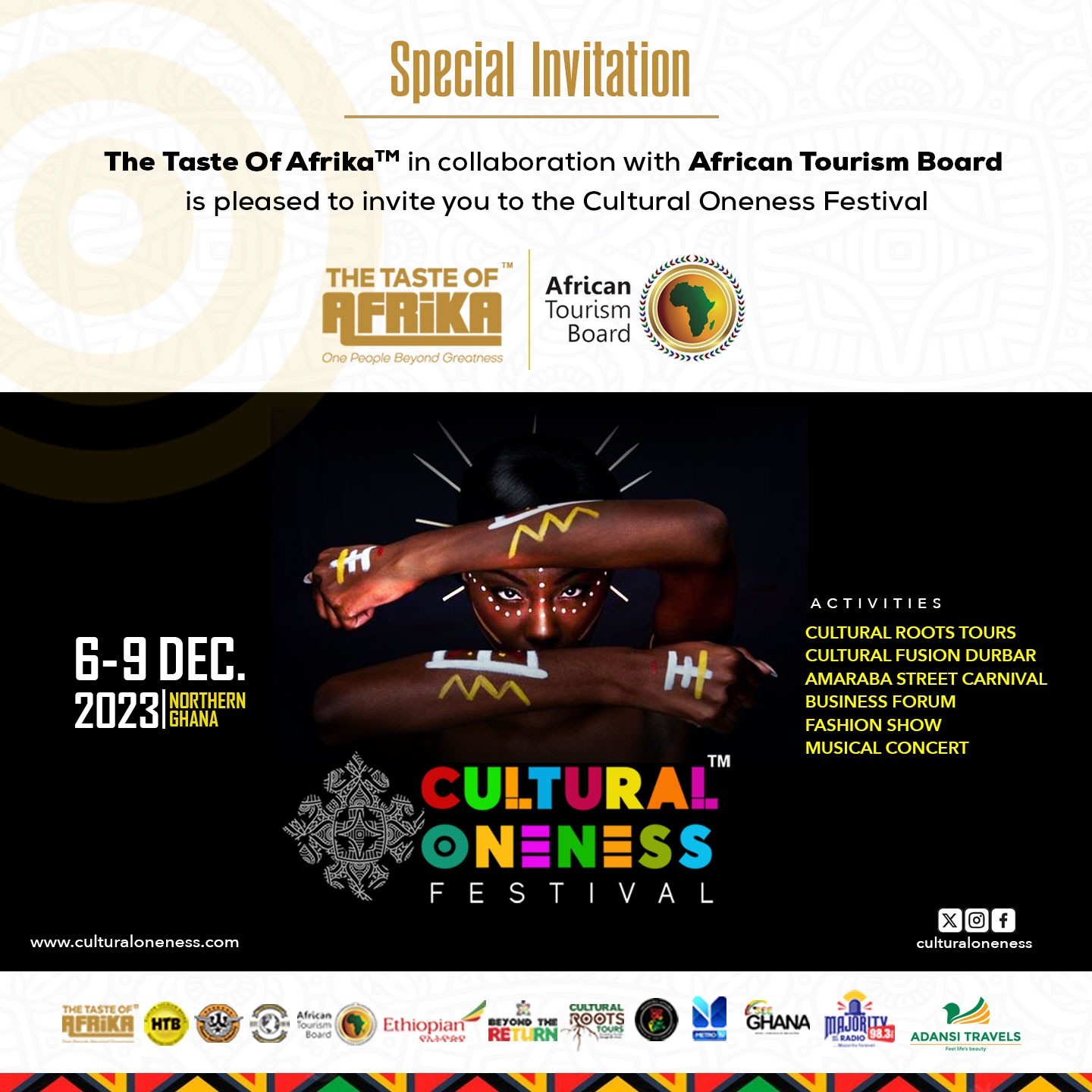 African Tourism Board Joins Cultural Oneness Festival to Celebrate African Unity