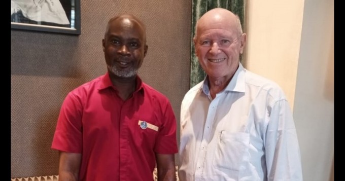 Tourism support meeting in Ghana between Alain St.Ange & Emmanuel Frimpong