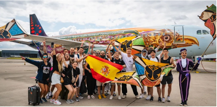 Fly #BrusselsAirlines to Belgium to attend the world famous ‘Tomorrowland’ festival