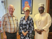 Tanzania's Tourism PS, Dr. Hassan Abbasi, met with Alain St. Ange, a well-known and respected Tourism Consultant from Africa, at his offices in Dar es Salaam