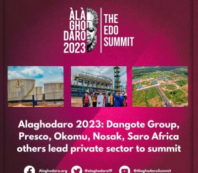 Alaghodaro 2023: Dangote Group, Presco, Okomu, Nosak, Saro Africa Others Lead Private Sector to Summit.