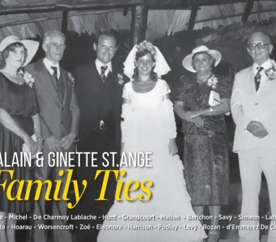 PRESS RELEASE: New Seychelles Book “Alain & Ginette St.Ange, Family Ties”  traces ancestry as rarely seen before.