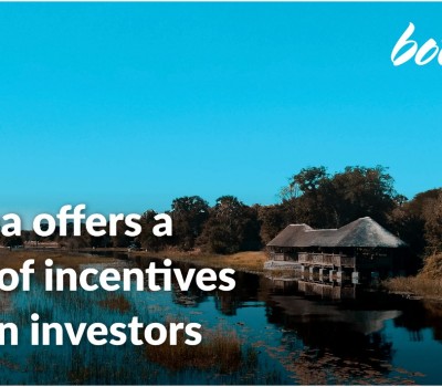BOTSWANA OFFERS A WINDOW OF INCENTIVES TO FOREIGN INVESTORS